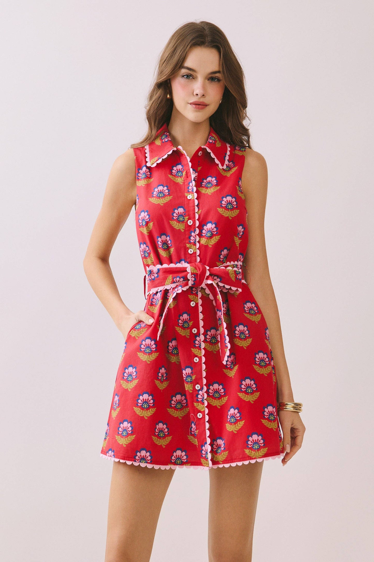 Scarlett Bloom Scallop Dress
