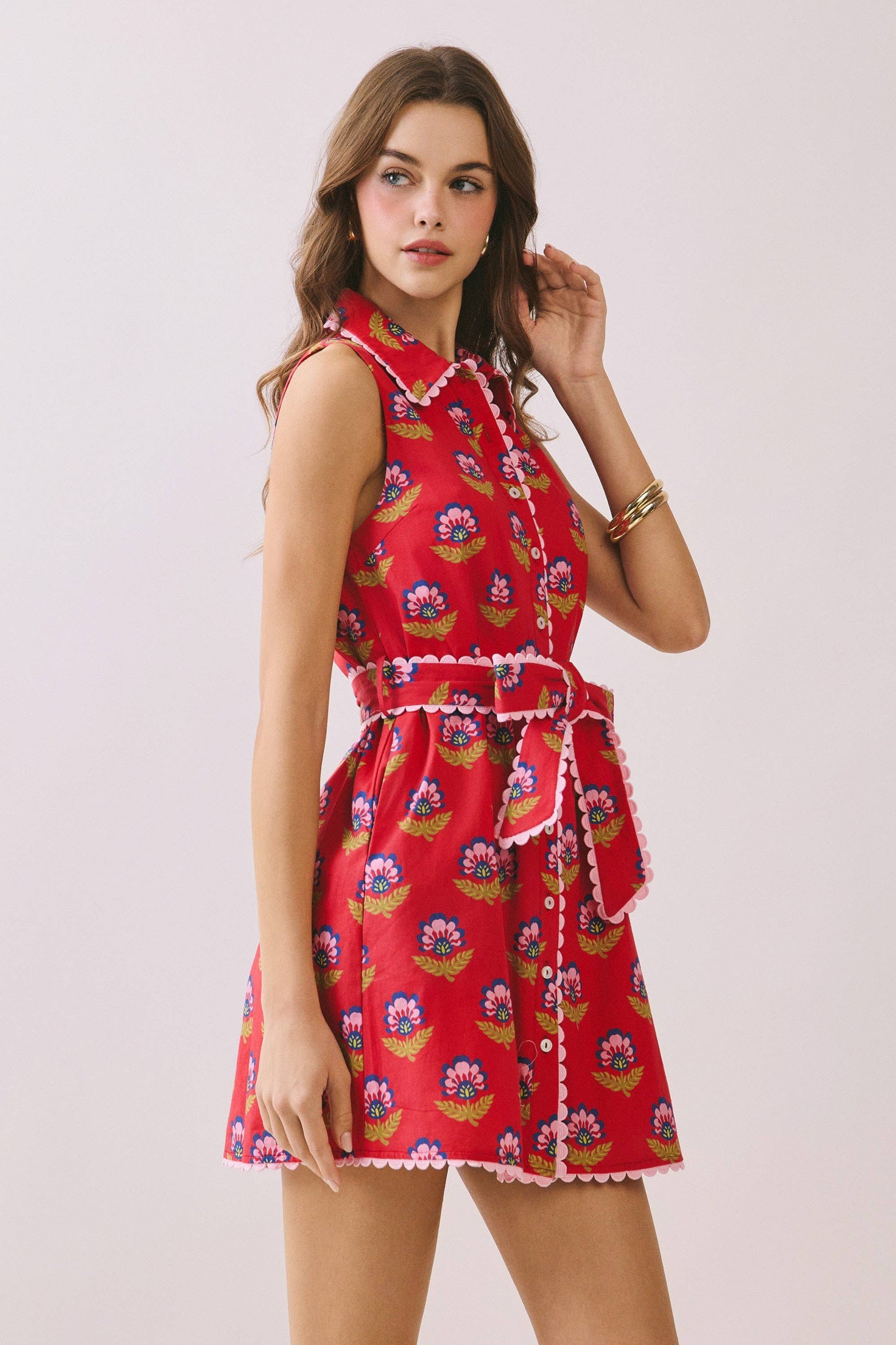 Scarlett Bloom Scallop Dress