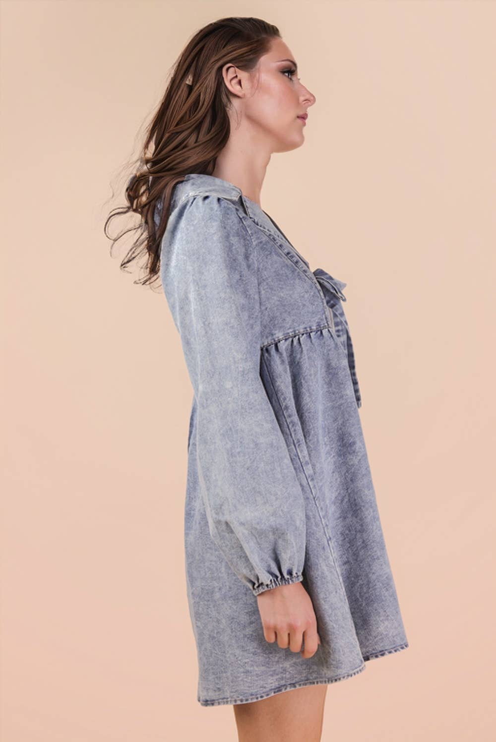 Washed Denim Dress