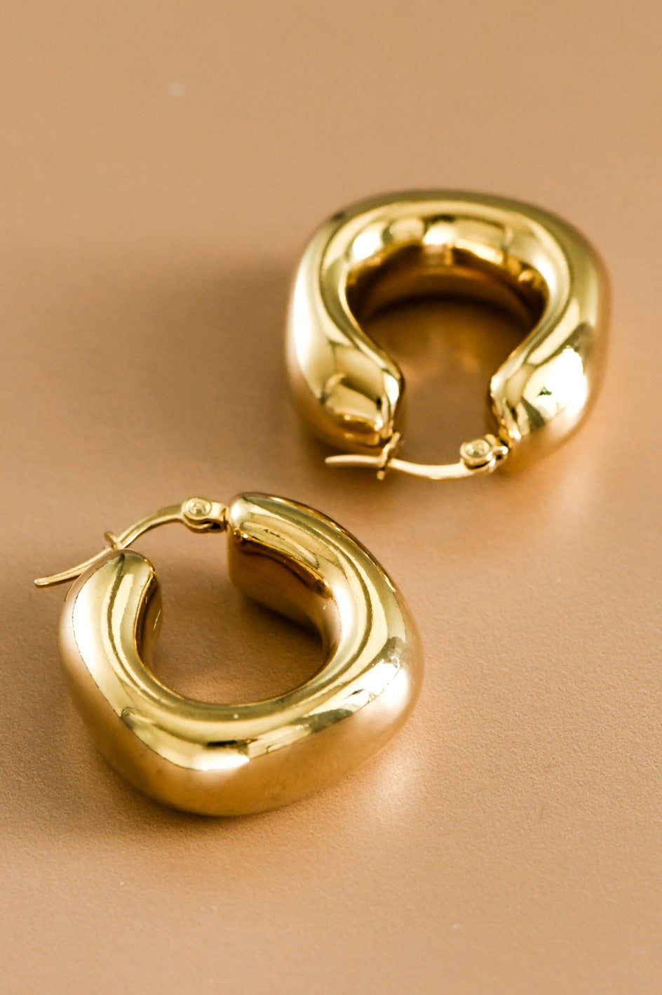 Chunky Gold Hoops