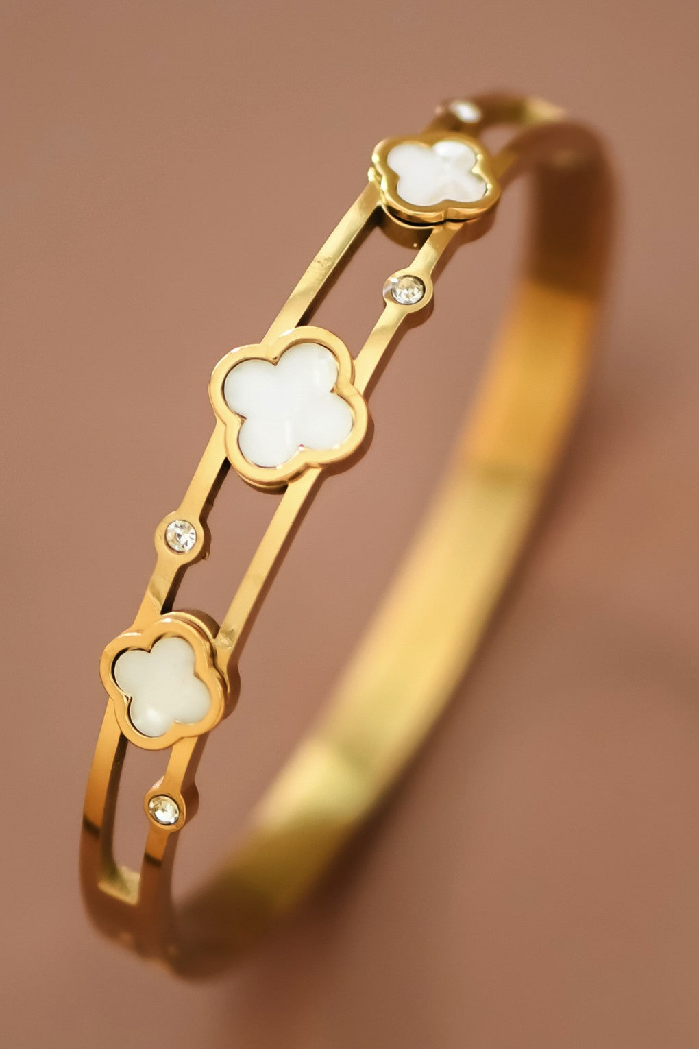 White Clover Bangle